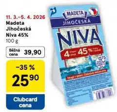 Tesco Madeta jihočeská niva nabídka