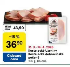 Tesco Kostelecká debrecínská pečeně nabídka