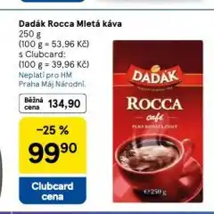 Tesco Káva dadák rocca nabídka