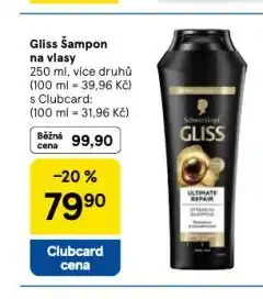 Tesco Gliss šampon nabídka