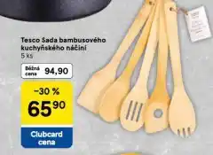 Tesco Sada bambusového kuchyňského náčiní nabídka