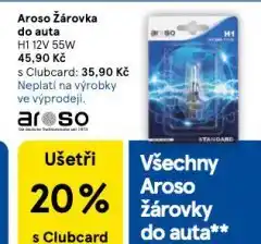 Tesco Aroso žárovka do auta nabídka