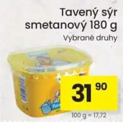 Kubík potraviny Tavený sýr smetanový nabídka