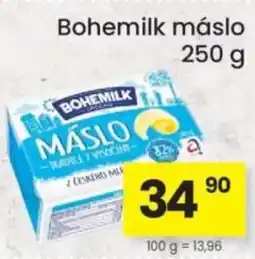 Kubík potraviny Bohemilk máslo nabídka