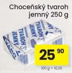 Kubík potraviny Choceňský tvaroh jemný nabídka