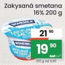 Kubík potraviny Zakysaná smetana 16% nabídka