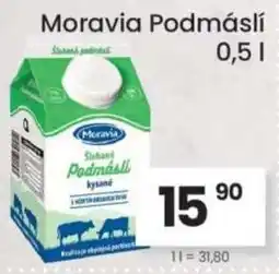 Kubík potraviny Moravia Podmáslí nabídka