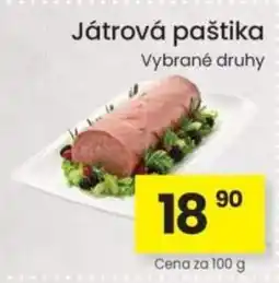 Kubík potraviny Játrová paštika nabídka