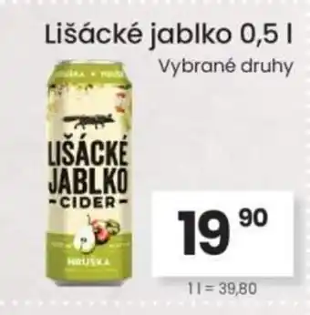 Kubík potraviny Lišácké jablko nabídka