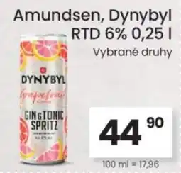 Kubík potraviny Amundsen, Dynybyl RTD 6% nabídka