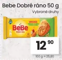 Kubík potraviny Bebe Dobré ráno nabídka