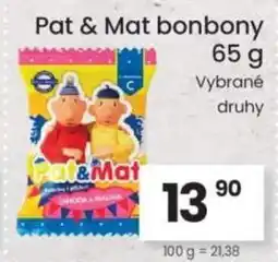 Kubík potraviny Pat & Mat bonbony nabídka