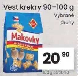 Kubík potraviny Vest krekry nabídka