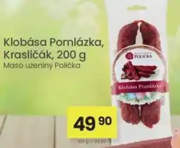 Kubík potraviny Klobása Pomlázka, Krasličák nabídka