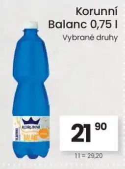 Kubík potraviny Korunní Balanc nabídka