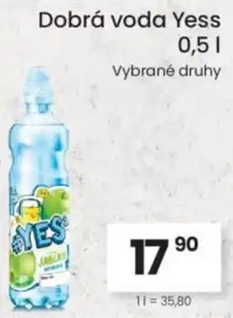 Kubík potraviny Dobrá voda Yess nabídka