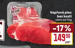 Billa Vepřová plec bez kosti nabídka