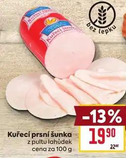 Billa Kuřecí prsní šunka nabídka