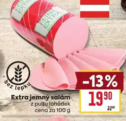 Billa Extra jemný salám nabídka