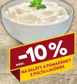 Billa Na saláty a pomazánky z pultu lahůdek nabídka