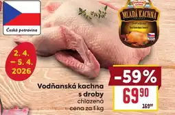Billa Vodňanská kachna s droby nabídka