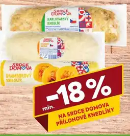 Billa Na srdce domova přílohové knedlíky nabídka