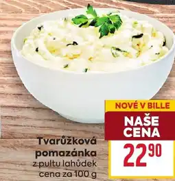 Billa Tvarůžková pomazánka nabídka