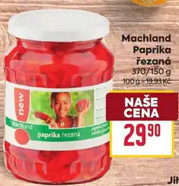 Billa Machland Paprika řezaná nabídka