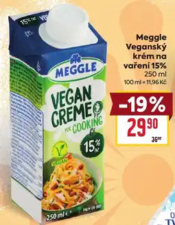 Billa Meggle Veganský krém na vaření 15% nabídka