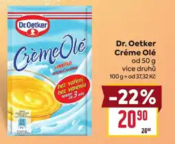 Billa Dr. Oetker Créme Olé nabídka
