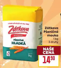Billa Zátkova Pšeničná mouka nabídka