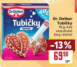 Billa Dr. Oetker Tubičky nabídka