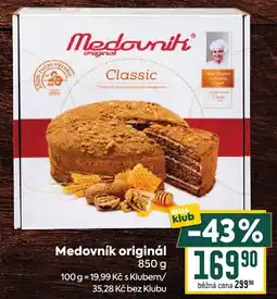 Billa Medovnik original nabídka