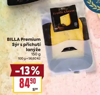 Billa BILLA Premium Sýr s příchutí lanýže nabídka