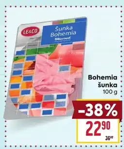 Billa Bohemia šunka nabídka