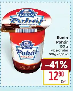 Billa Kunín Pohár nabídka