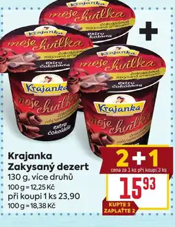Billa Krajanka Zakysaný dezert nabídka