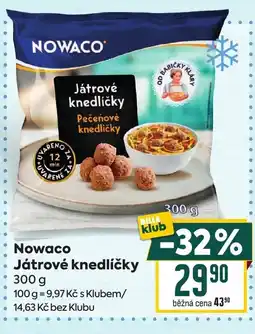 Billa NOWACO Játrové knedlíčky nabídka