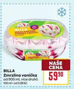 Billa BILLA Zmrzlina vanička nabídka
