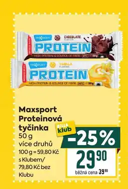 Billa Maxsport Proteinová tyčinka nabídka