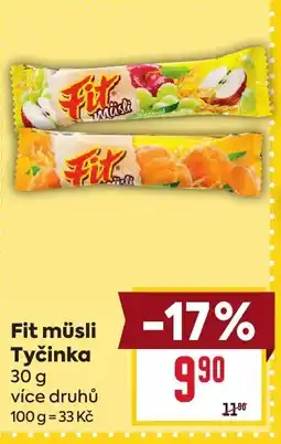 Billa Fit müsli Tyčinka nabídka