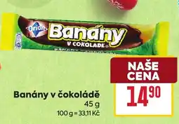 Billa Banány v čokoládě nabídka