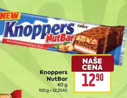 Billa Knoppers NutBar nabídka