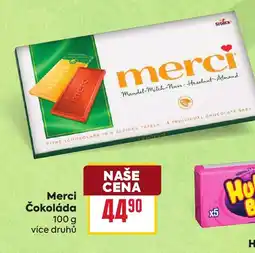 Billa Merci Čokoláda nabídka