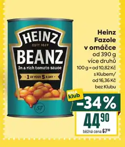 Billa Heinz Fazole v omáčce nabídka