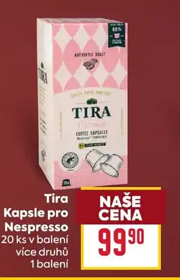 Billa Tira Kapsle pro Nespresso nabídka