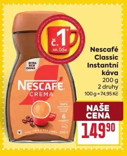 Billa Nescafé Classic Instantní káva nabídka