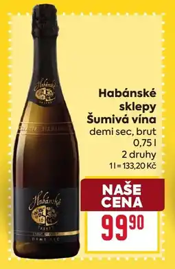 Billa Habánské sklepy Šumivá vína nabídka