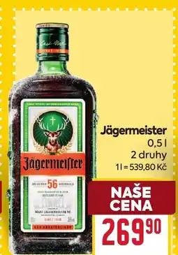 Billa Jägermeister nabídka