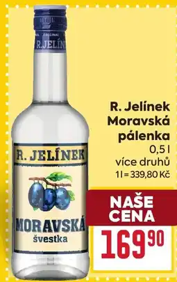 Billa R. Jelínek Moravská pálenka nabídka